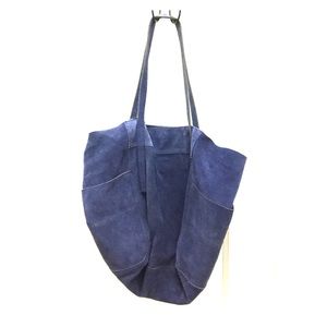 Real suede purse